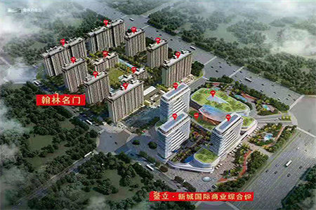 城南群邦新天地4室2厅2卫172m2毛坯房